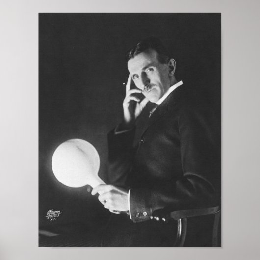 Nikola Tesla, 1898. Poster (Voorkant)