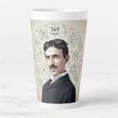 Nikola Tesla - 369 The key to the universe Latte Mok (Voorkant)