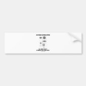 Nikola Tesla AC Dynamo Electrical System Patent Bumpersticker (Voorkant)