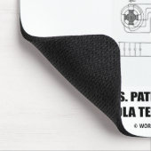 Nikola Tesla AC Dynamo Electrical System Patent Muismat (Hoek)