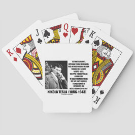 Nikola Tesla Alternate Currents Mechanical Natuur Speelkaarten