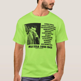 Nikola Tesla Alternate Currents Mechanical Natuur T-shirt