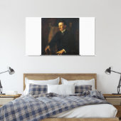 Nikola Tesla Blue Print (Insitu (Slaapkamer))