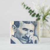 Nikola Tesla Briefkaart (Staand voorkant)