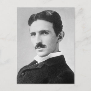 Nikola Tesla Briefkaart