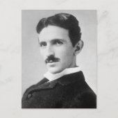 Nikola Tesla Briefkaart (Voorkant)
