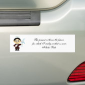 Nikola Tesla Bumpersticker (Op auto)