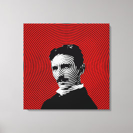Nikola Tesla Canvas Afdruk