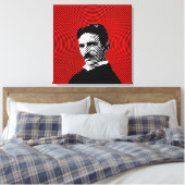 Nikola Tesla Canvas Afdruk (Insitu (Slaapkamer))