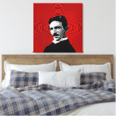 Nikola Tesla Canvas Afdruk (Insitu (Slaapkamer))
