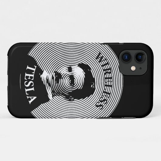 Nikola Tesla Case-Mate iPhone Case (Achterkant (horizontaal))