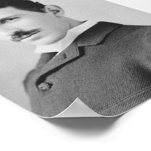 Nikola Tesla - Circa 1890 Poster (Hoek)