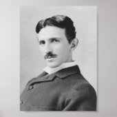 Nikola Tesla - Circa 1890 Poster (Voorkant)