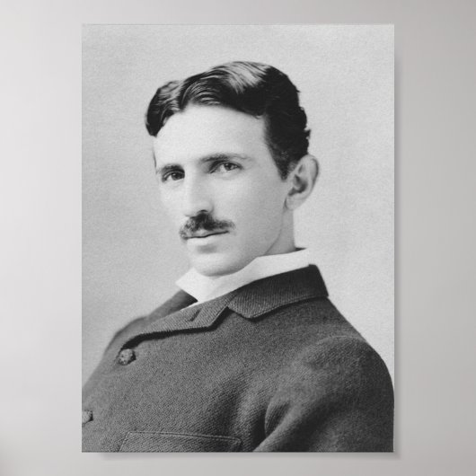Nikola Tesla - Circa 1890 Poster (Voorkant)