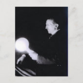 Nikola Tesla circa 1898. Briefkaart (Voorkant)