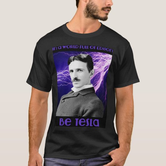 NIKOLA TESLA Classic607png607 T-shirt (Voorkant)
