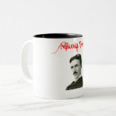 Nikola Tesla Coffee Mok (Voorkant links)