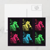 Nikola Tesla Collage Briefkaart (Voorkant / Achterkant)