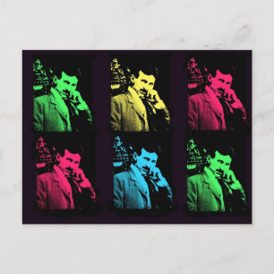 Nikola Tesla Collage Briefkaart