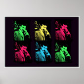 Nikola Tesla Collage Poster (Voorkant)