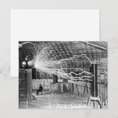 Nikola Tesla, Colorado Springs, 1899 Briefkaart (Voorkant / Achterkant)