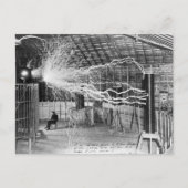 Nikola Tesla, Colorado Springs, 1899 Briefkaart (Voorkant)