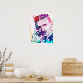 Nikola Tesla - Creative Genius Poster (Keuken)
