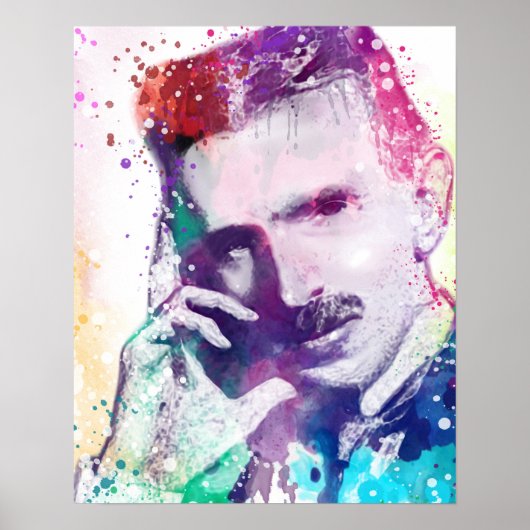 Nikola Tesla - Creative Genius Poster (Voorkant)