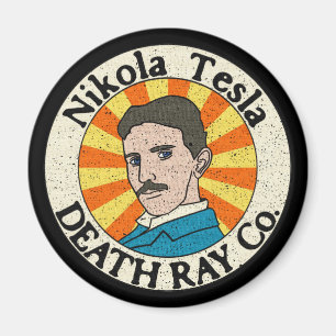 Nikola Tesla Death Ray Co. Magneten