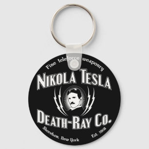 Nikola Tesla Death-Ray Co. Sleutelhanger