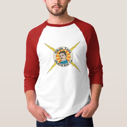 Nikola Tesla Death Ray Co. T-Shirts (Voorkant)