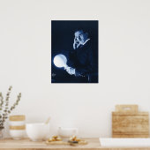 Nikola Tesla demonstreert draadloze Power C 1900 Poster (Keuken)