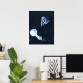 Nikola Tesla demonstreert draadloze Power C 1900 Poster (Thuiskantoor)