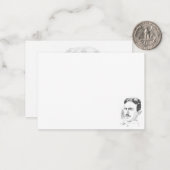 Nikola Tesla Drawing Blank All Occasion Notitiekaartje (Voorkant / Achterkant in situ)