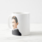 Nikola Tesla Electrical Genius Koffiemok (Voorkant links)