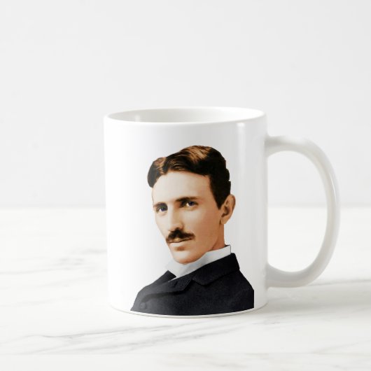 Nikola Tesla Electrical Genius Koffiemok (Rechts)