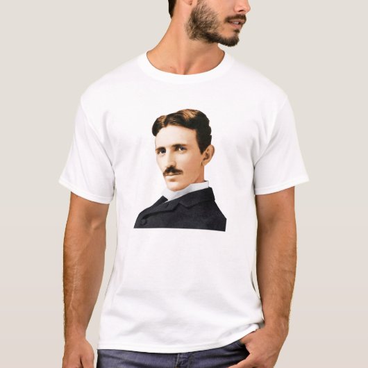 Nikola Tesla Electrical Genius T-shirt (Voorkant)