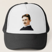 Nikola Tesla Electrical Genius Trucker Pet (Voorkant)
