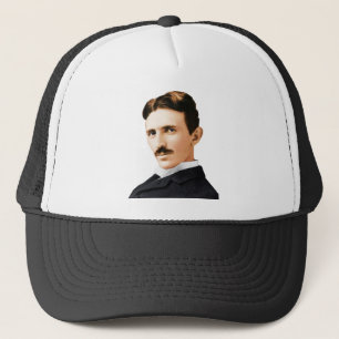 Nikola Tesla Electrical Genius Trucker Pet