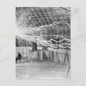 Nikola Tesla Electricity Briefkaart (Voorkant)