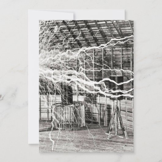 Nikola Tesla Electricity Kaart (Voorkant)