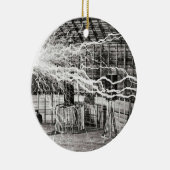 Nikola Tesla Electricity Keramisch Ornament (Rechts)