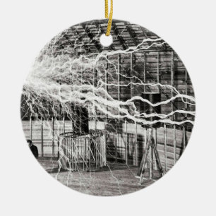 Nikola Tesla Electricity Keramisch Ornament