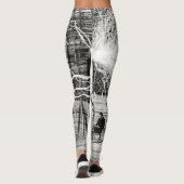 Nikola Tesla Electricity Leggings (Achterkant)