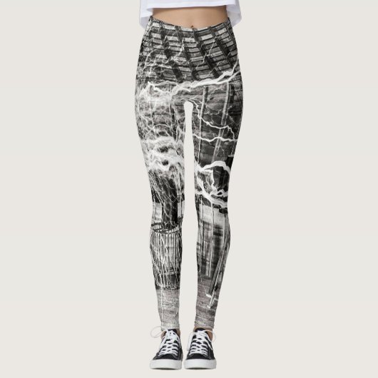 Nikola Tesla Electricity Leggings (Voorkant)