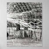 Nikola Tesla Electricity Poster (Voorkant)