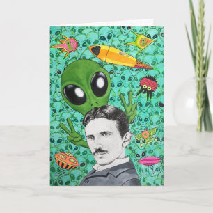 Nikola Tesla en de Aliens  Kaart