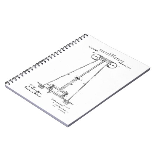 Nikola Tesla Energy Transmission Pantent US119732 Notitieboek (Linkerzijde)