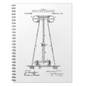 Nikola Tesla Energy Transmission Pantent US119732 Notitieboek (Voorkant)