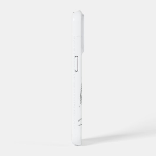 Nikola Tesla Face iPhone Hoesje (Rechterkant)